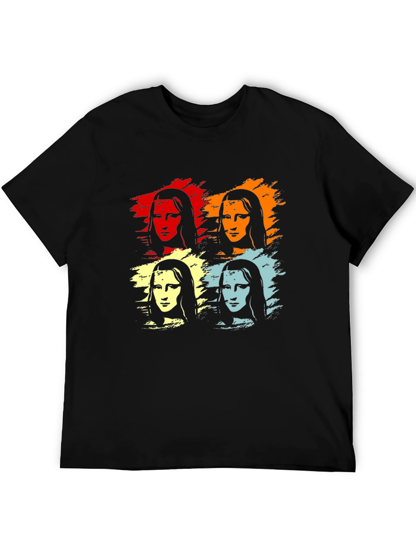 Pop Art Mona Lisa Graphic T-Shirt