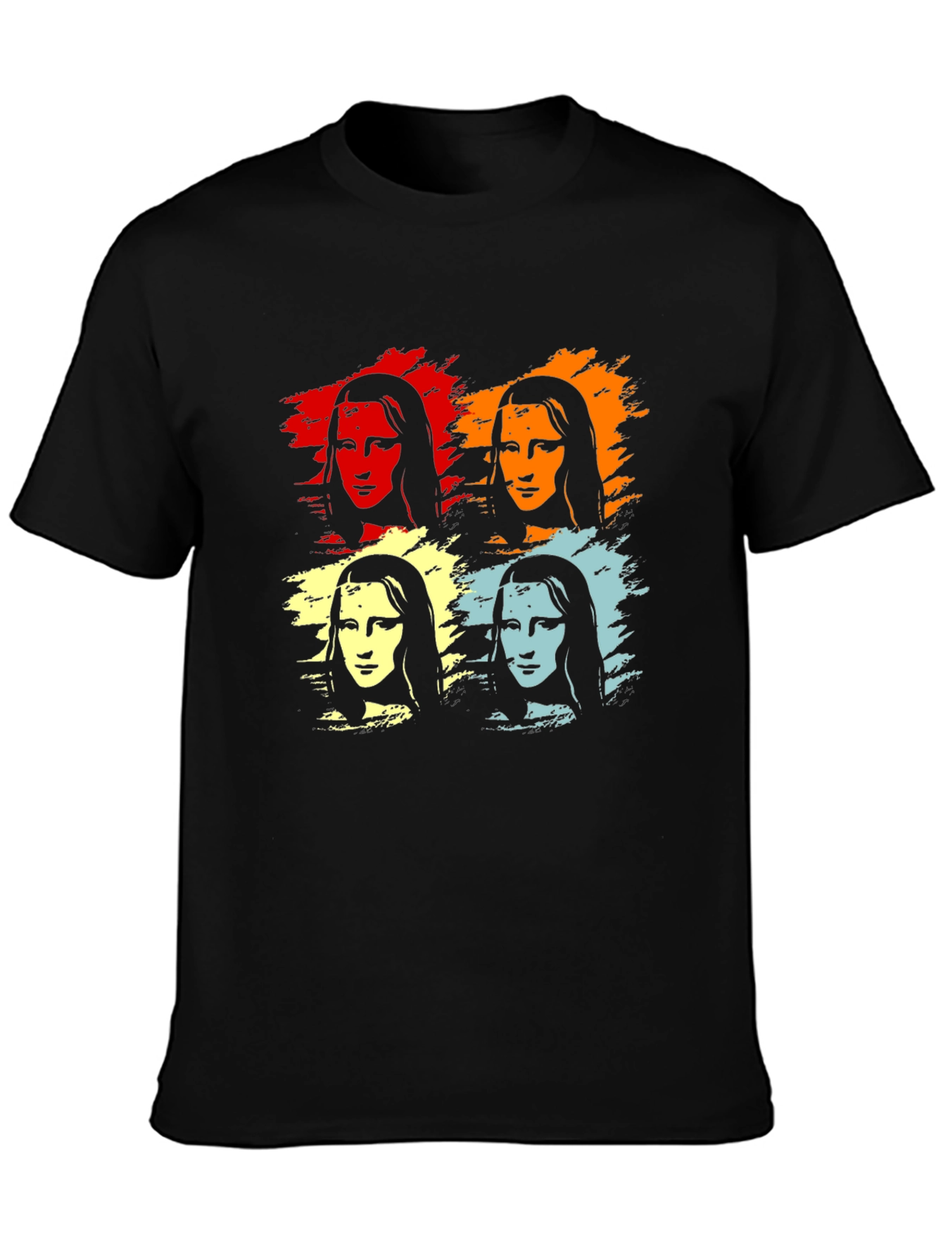 Pop Art Mona Lisa Graphic T-Shirt