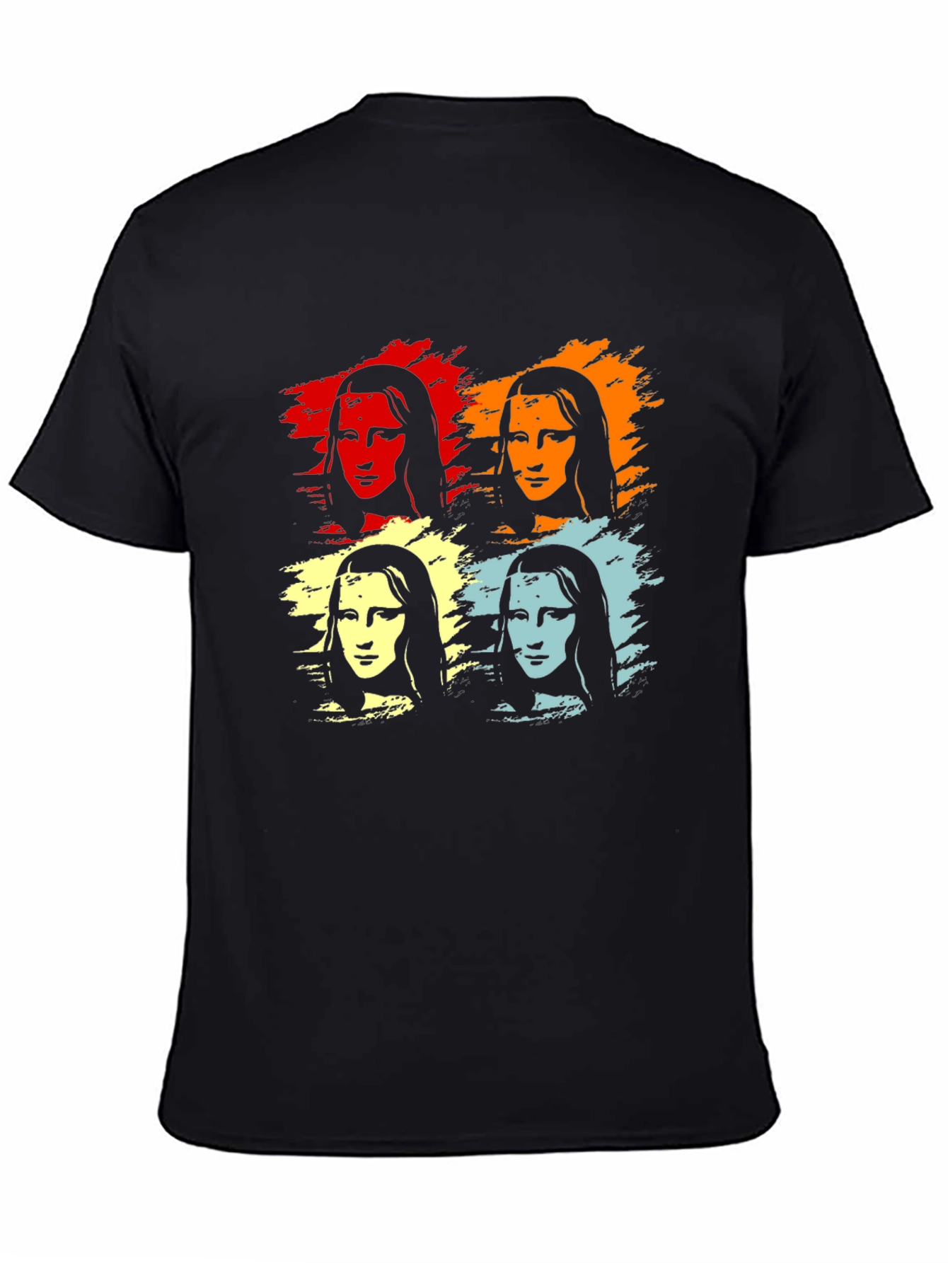 Pop Art Mona Lisa Graphic T-Shirt