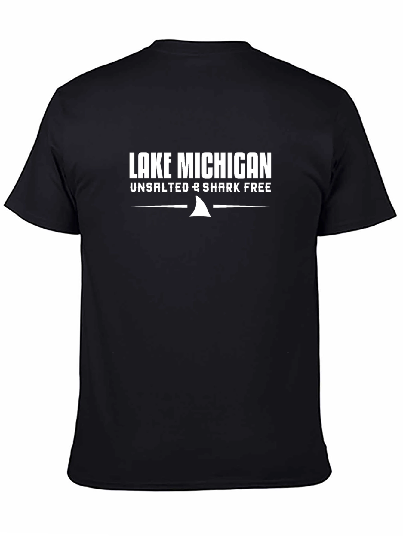 Lake Michigan Novelty T-Shirt - Unsalted & Shark Free