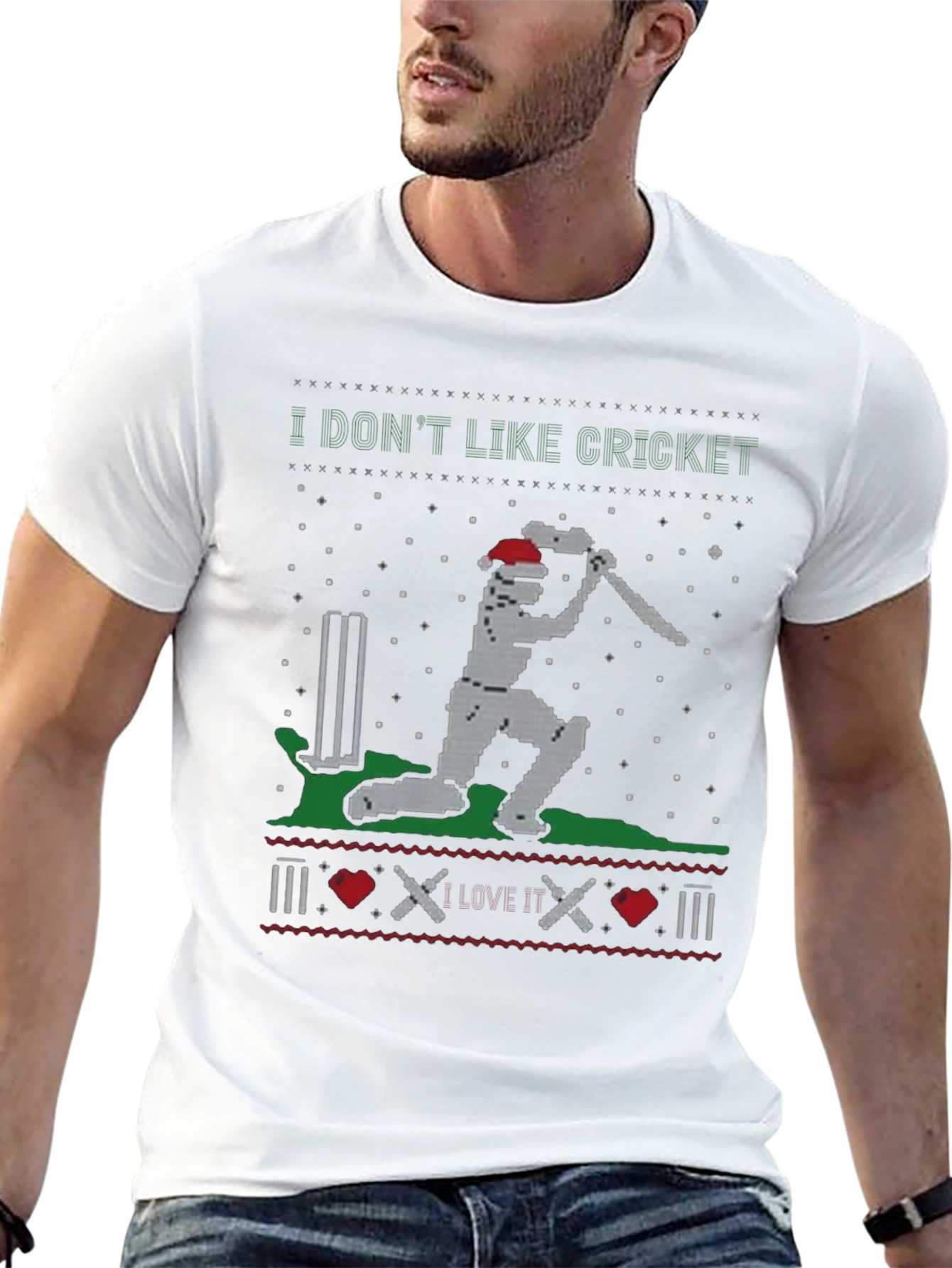I Dont Like Cricket Funny Holiday T-Shirt