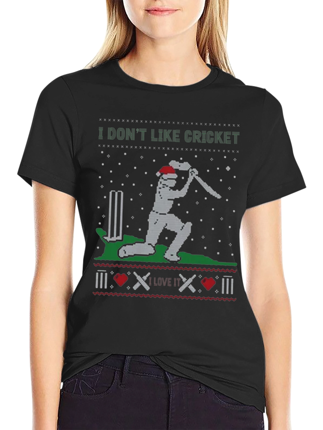 I Dont Like Cricket Funny Holiday T-Shirt