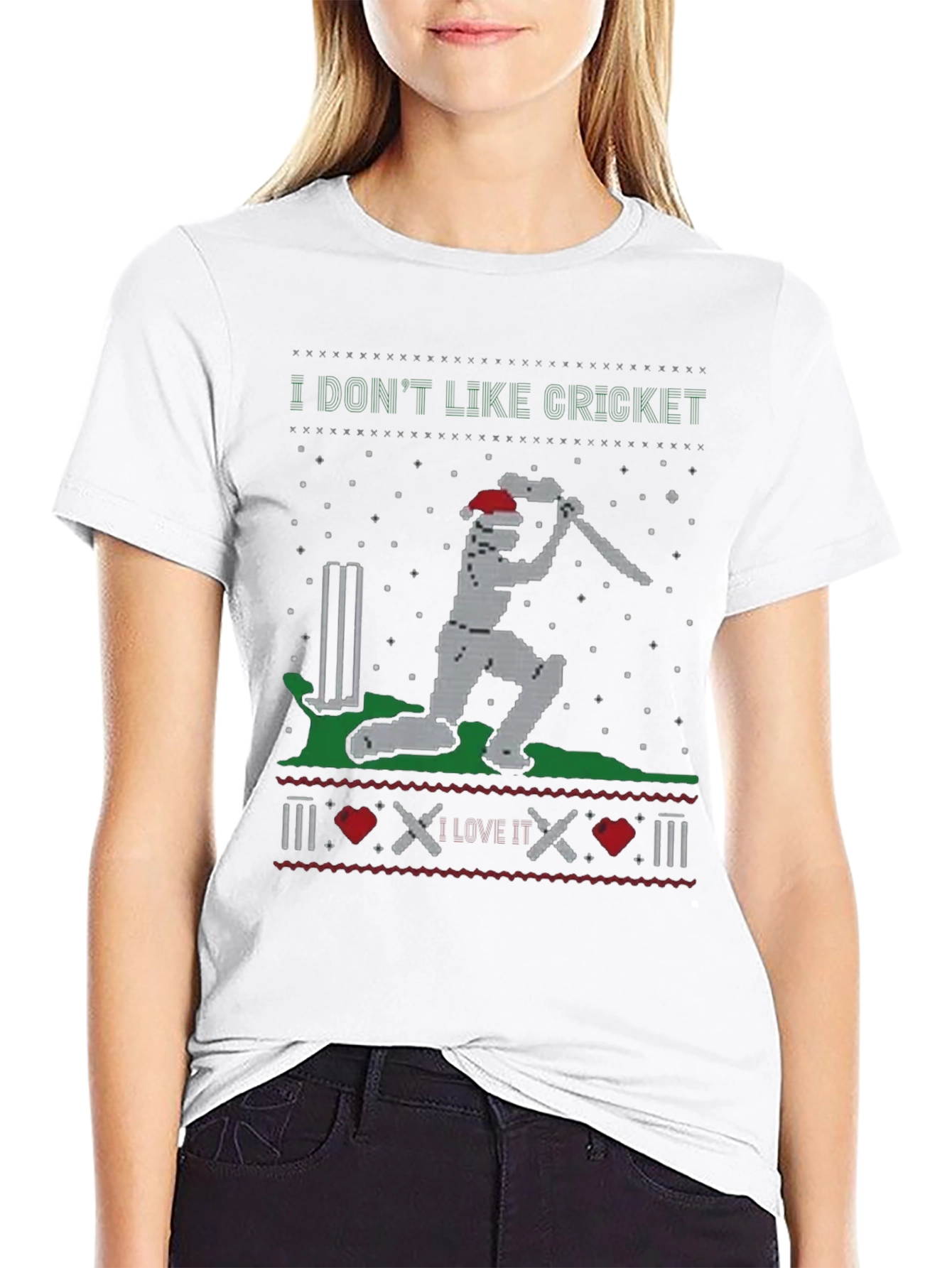 I Dont Like Cricket Funny Holiday T-Shirt