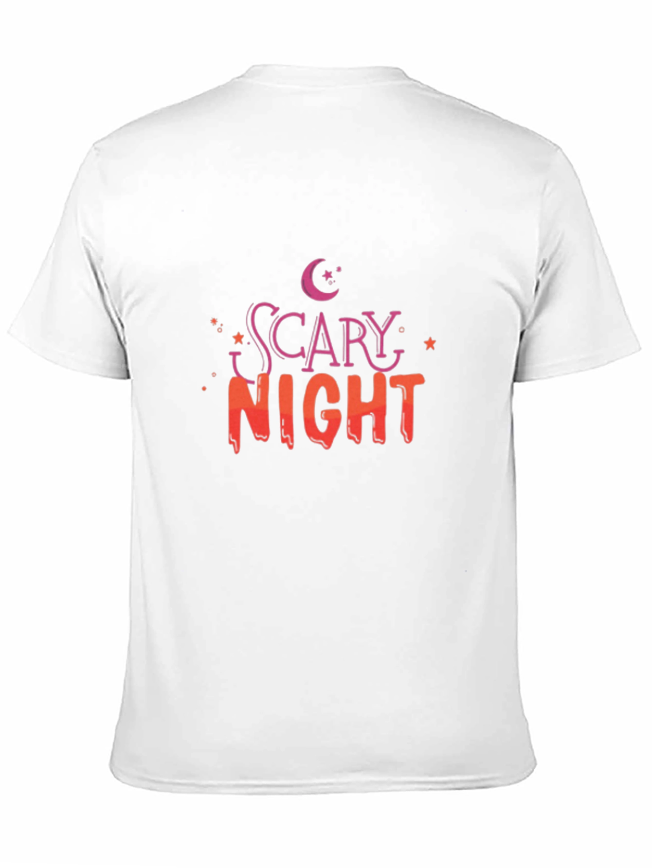 Scary Night Black Graphic Tee