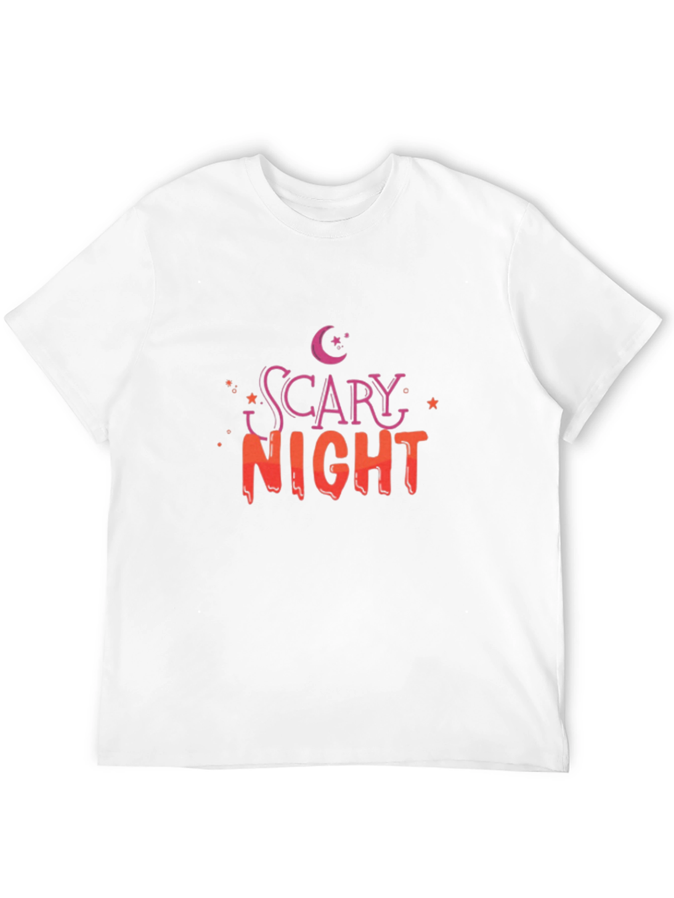 Scary Night Black Graphic Tee