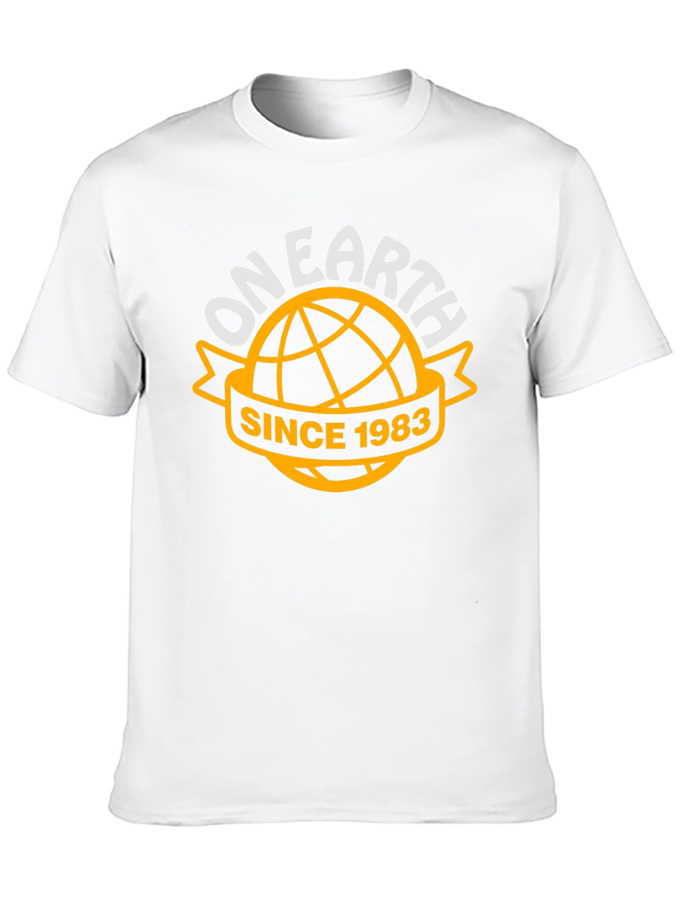 On Earth Since 1983 Black T-Shirt