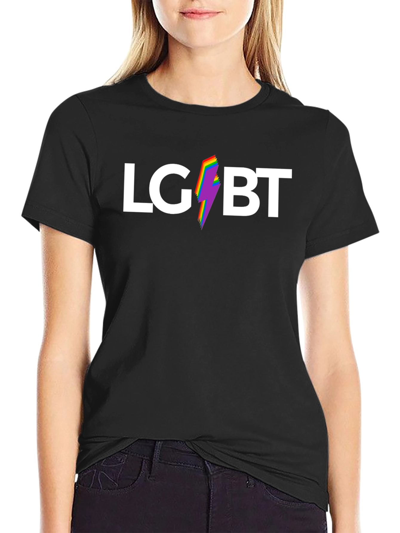 LGBT Rainbow Bolt Tee - Pride Fashion