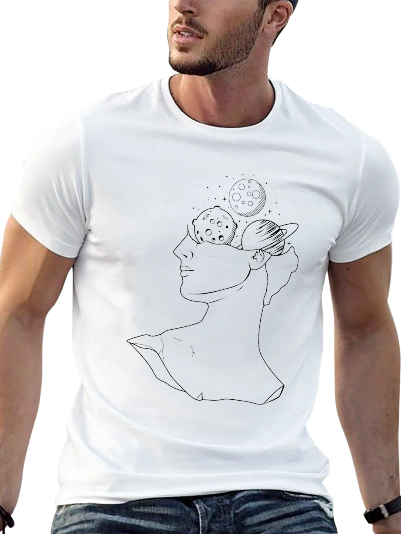 Cosmic Mind T-Shirt - Black Graphic Tee