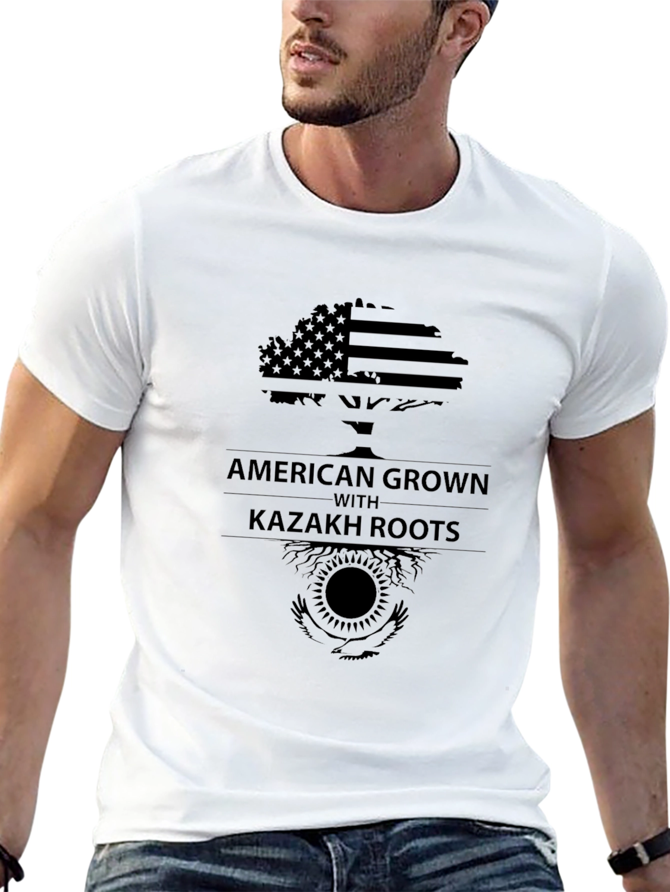 American Grown Kazakh Roots T-Shirt