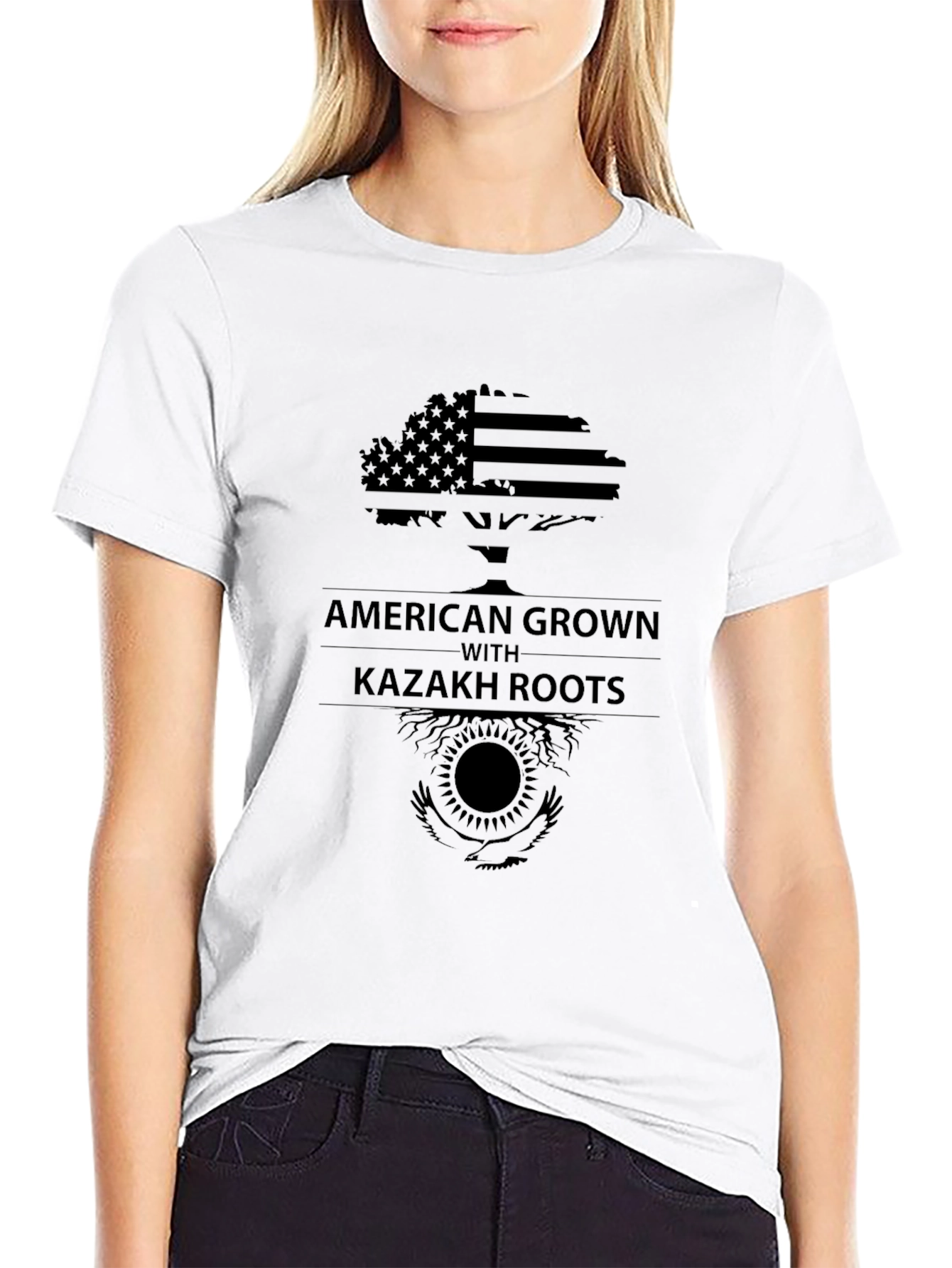 American Grown Kazakh Roots T-Shirt