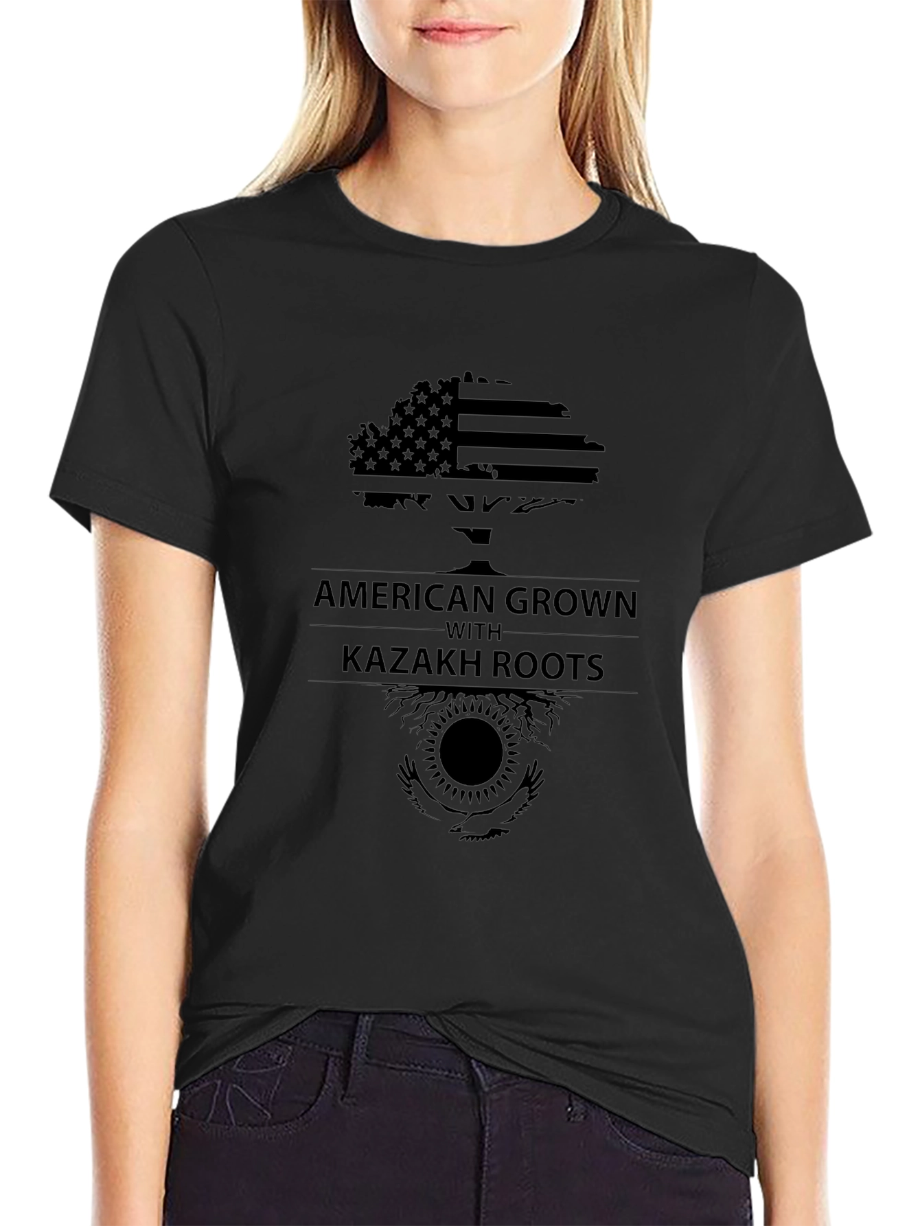 American Grown Kazakh Roots T-Shirt