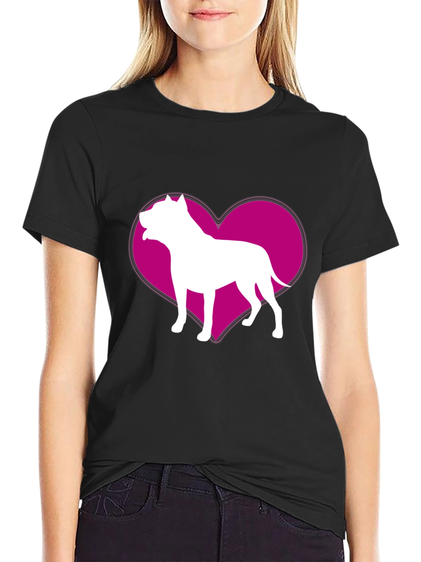 Dog Breed Heart Graphic T-Shirt