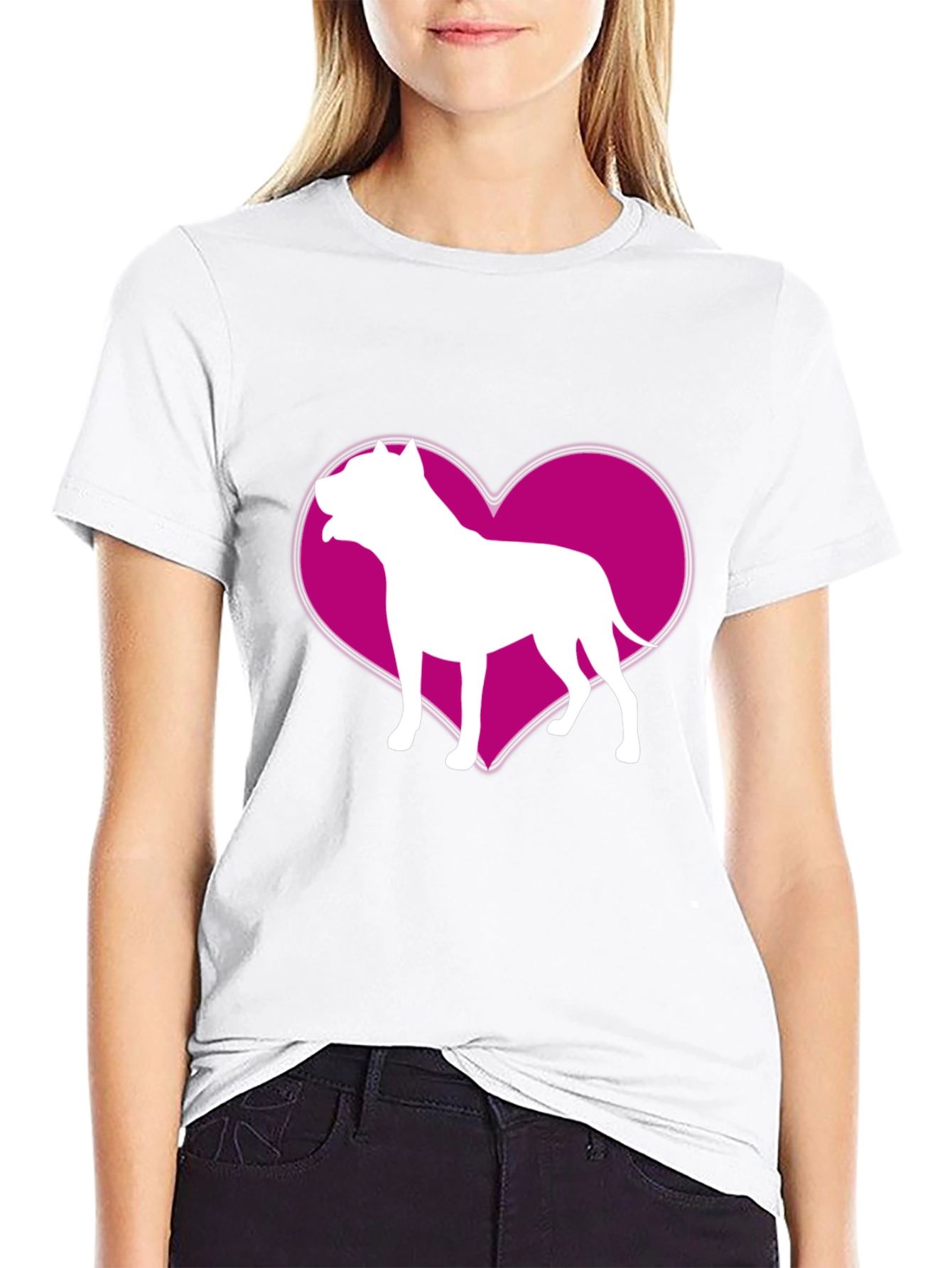 Dog Breed Heart Graphic T-Shirt
