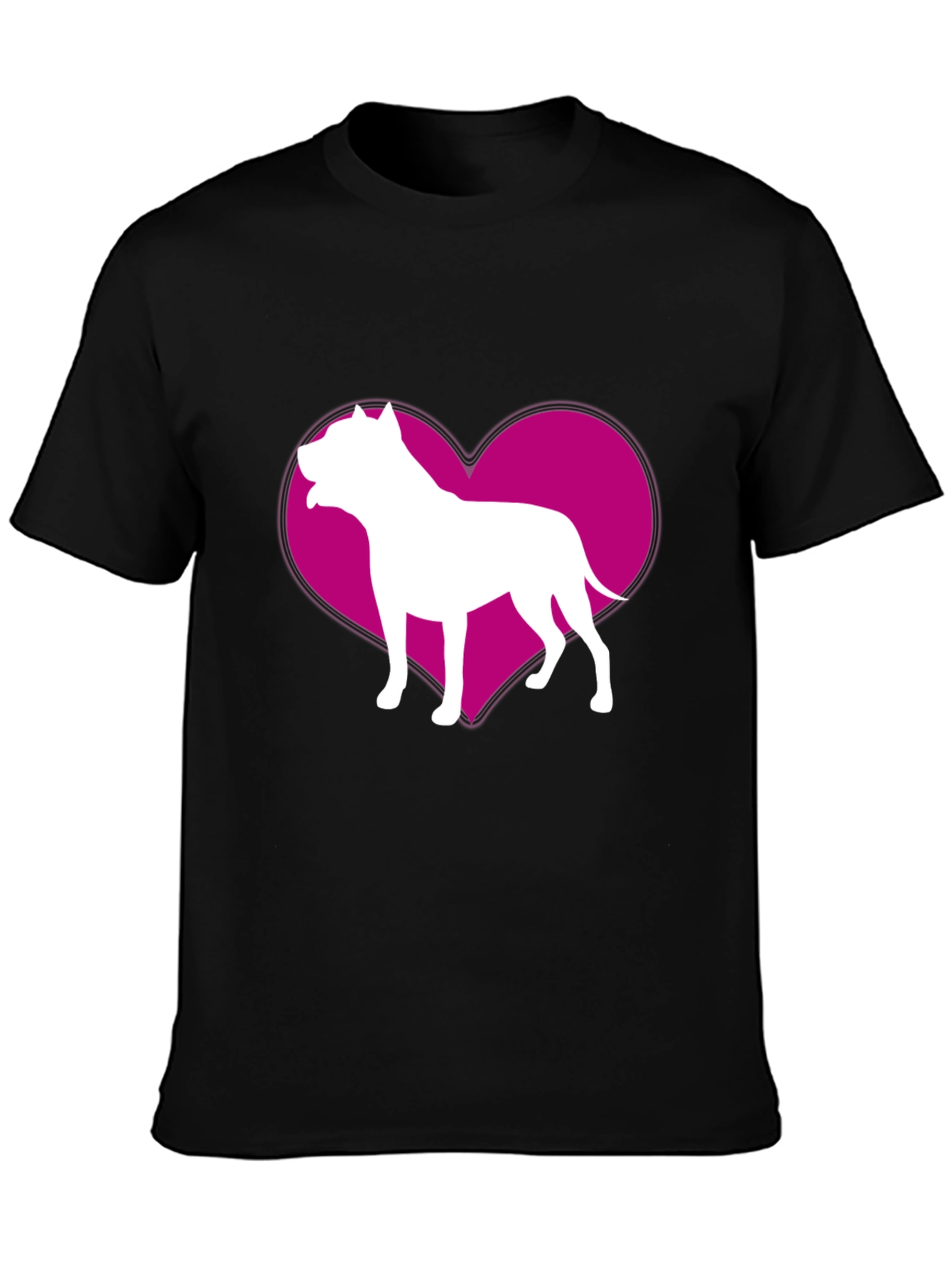 Dog Breed Heart Graphic T-Shirt
