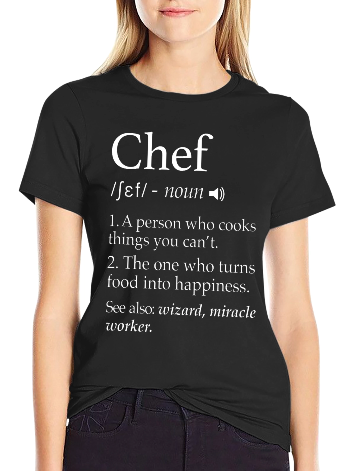 Chef Definition T-Shirt - Culinary Wizardry