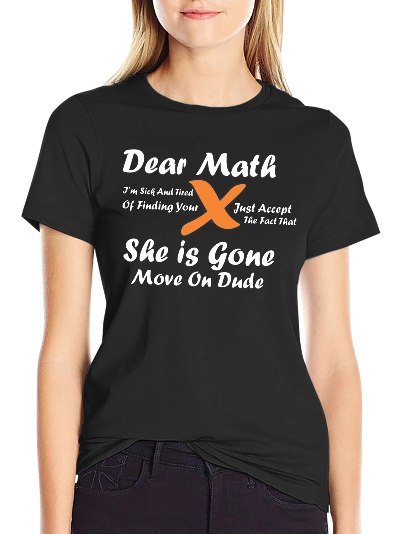 Dear Math Funny Graphic T-Shirt