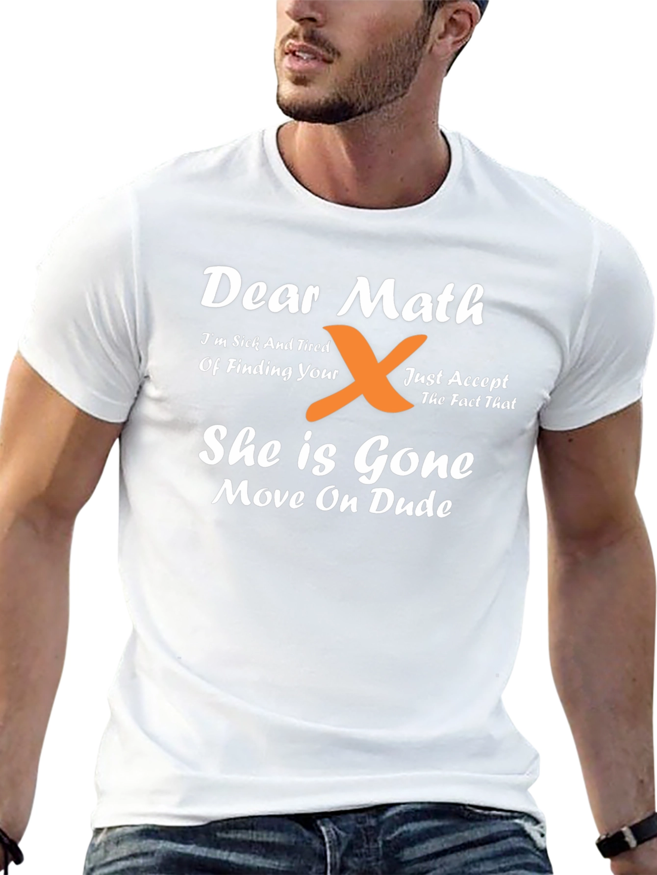 Dear Math Funny Graphic T-Shirt