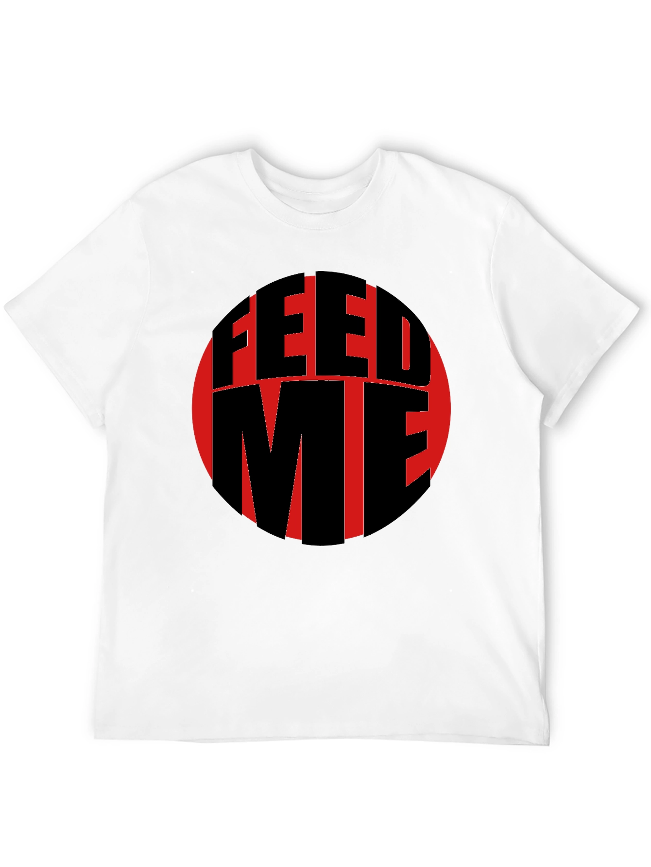 Feed Me Graphic T-Shirt - Black