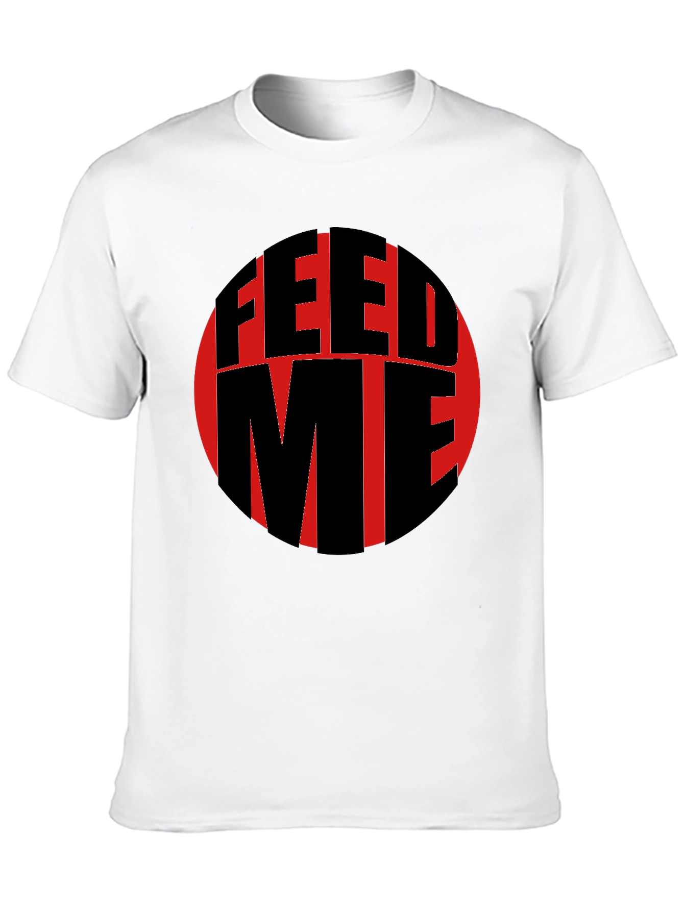 Feed Me Graphic T-Shirt - Black