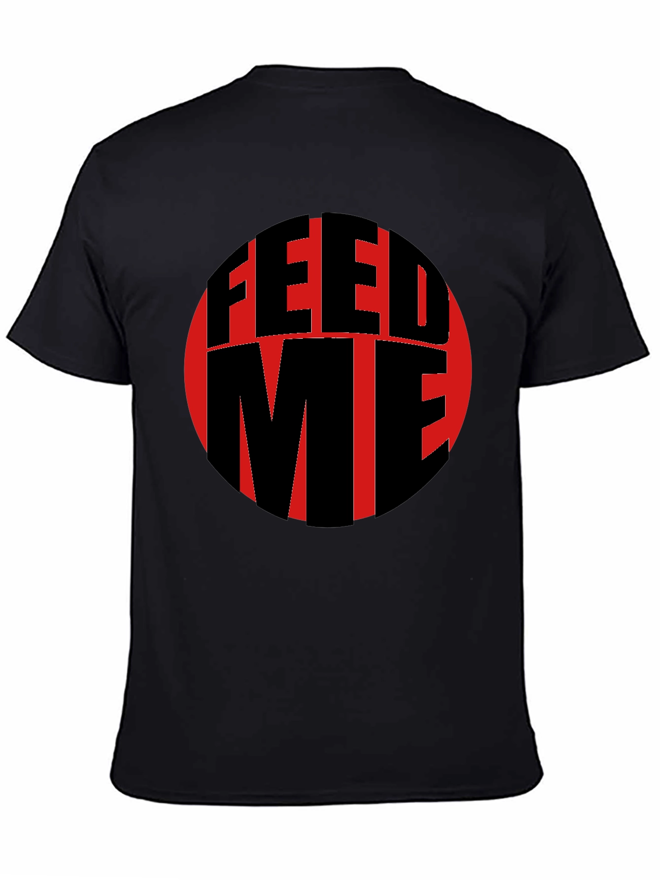 Feed Me Graphic T-Shirt - Black