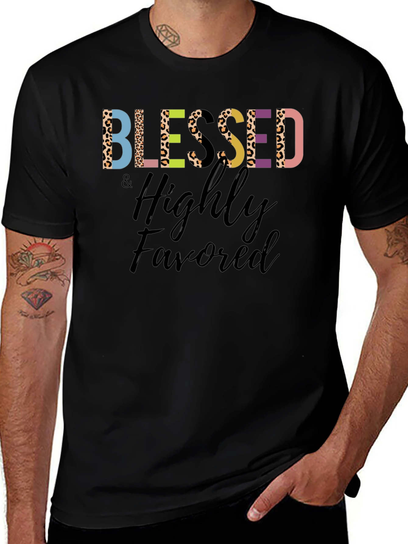 Blessed & Highly Favored Graphic Tee