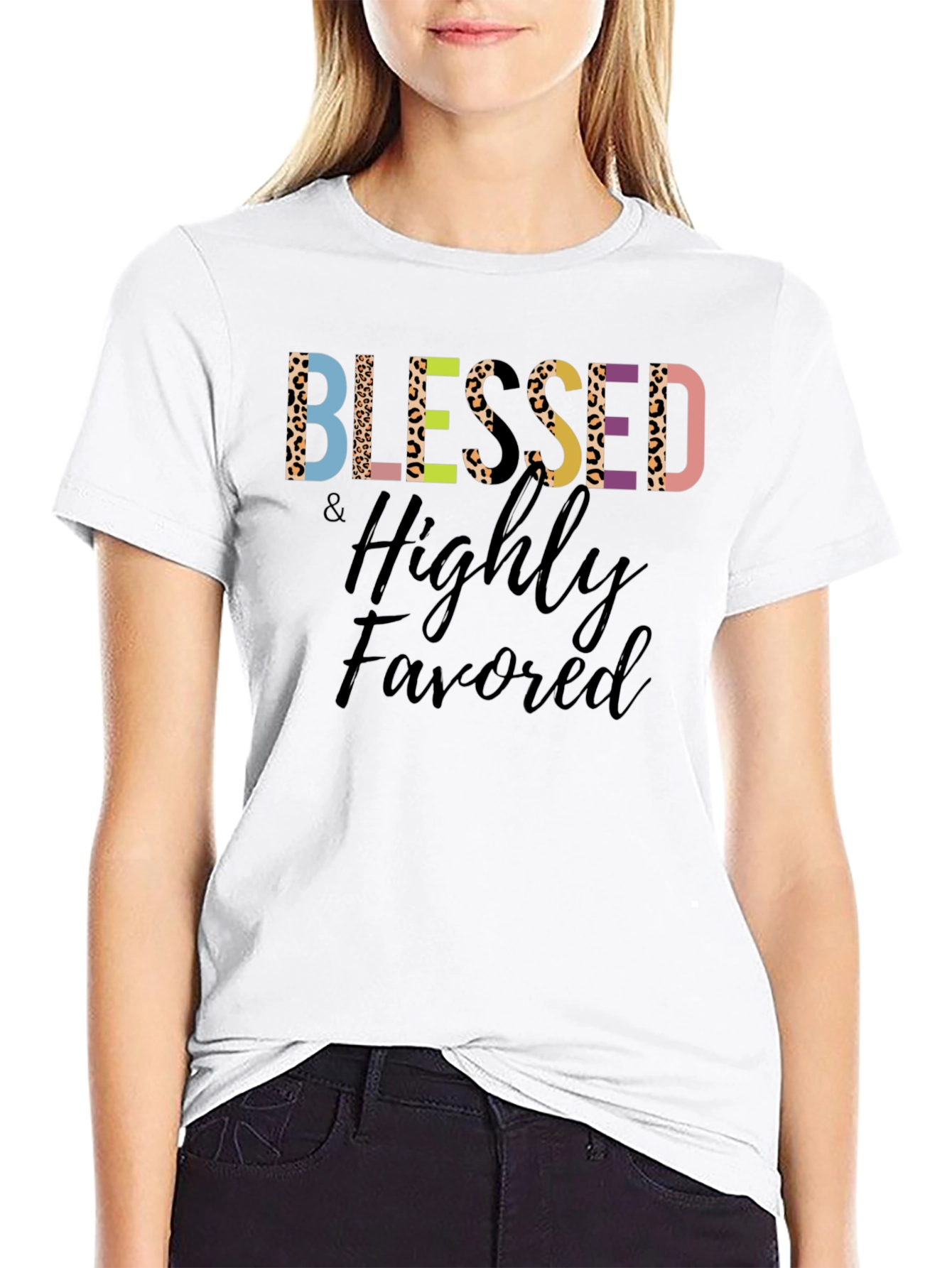 Blessed & Highly Favored Graphic Tee