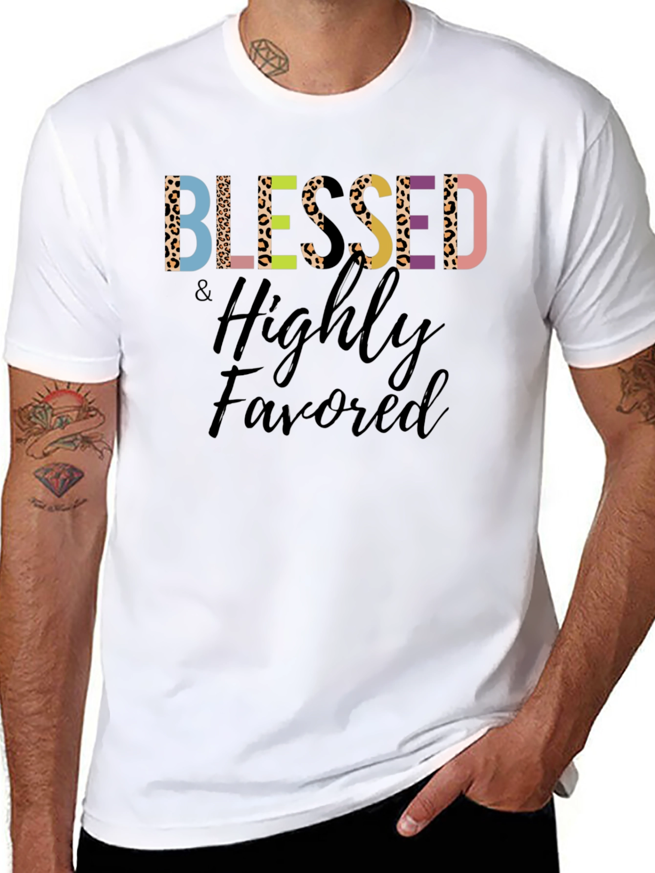Blessed & Highly Favored Graphic Tee
