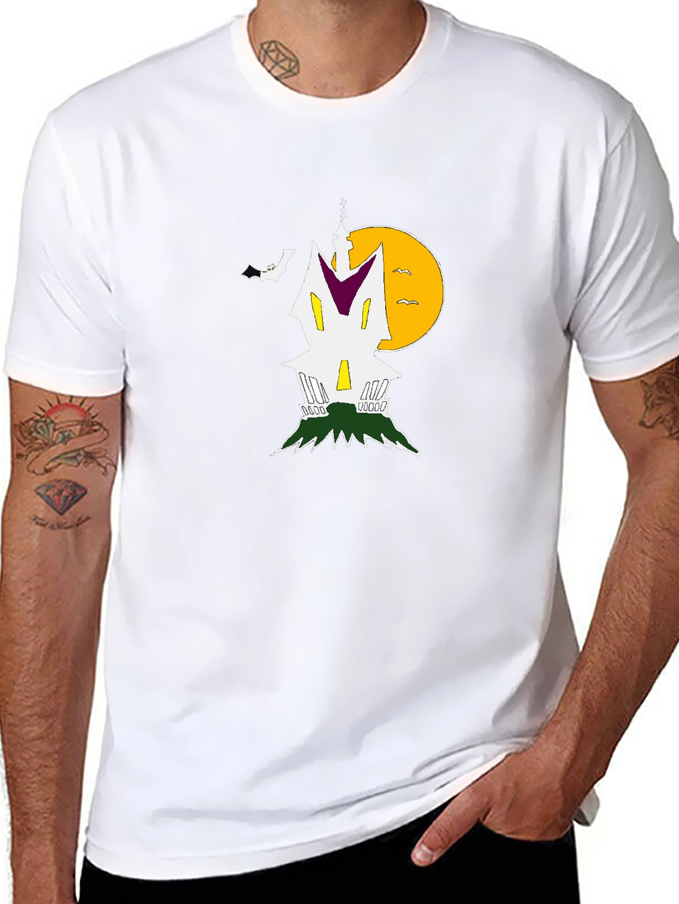 Spooky Haunted House T-Shirt