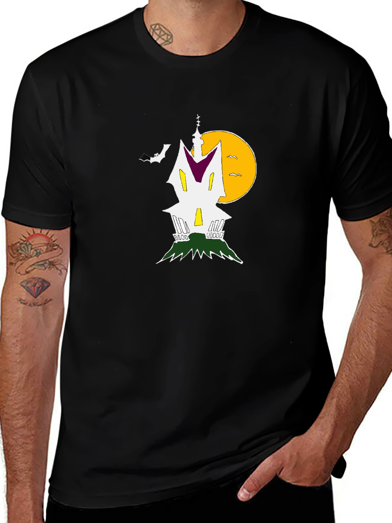 Spooky Haunted House T-Shirt