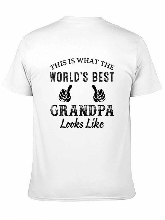 Worlds Best Grandpa T-Shirt - Gift for Grandpa