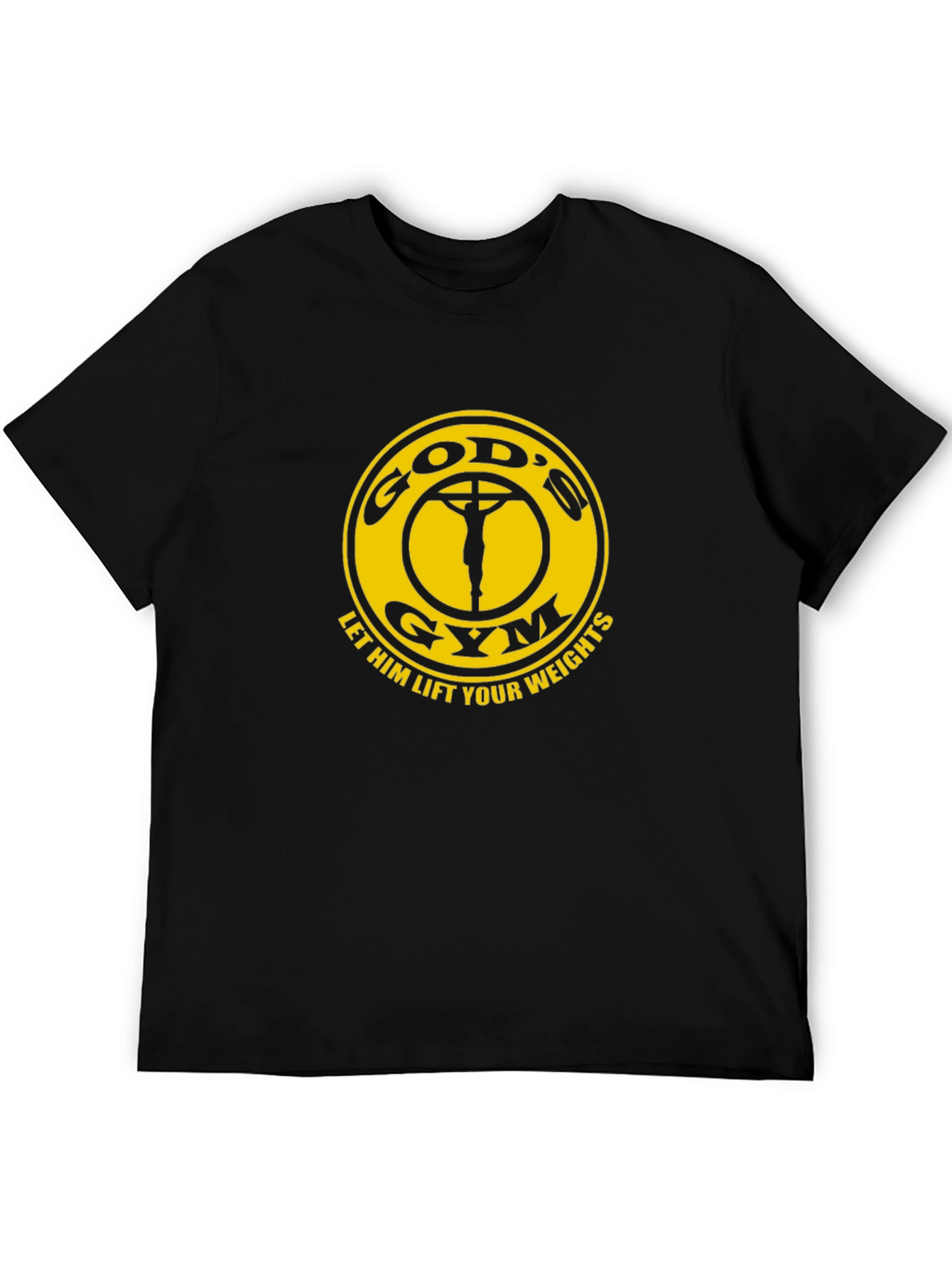 Gods Gym T-Shirt - Lift Your Weights
