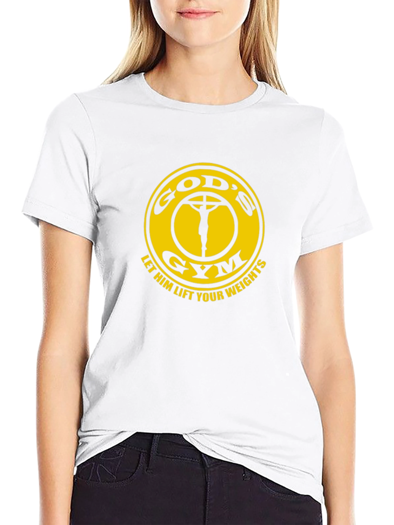 Gods Gym T-Shirt - Lift Your Weights