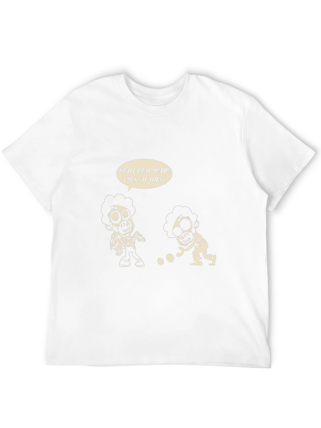 Zombie Eye-Rolling T-Shirt: Funny Graphic Tee