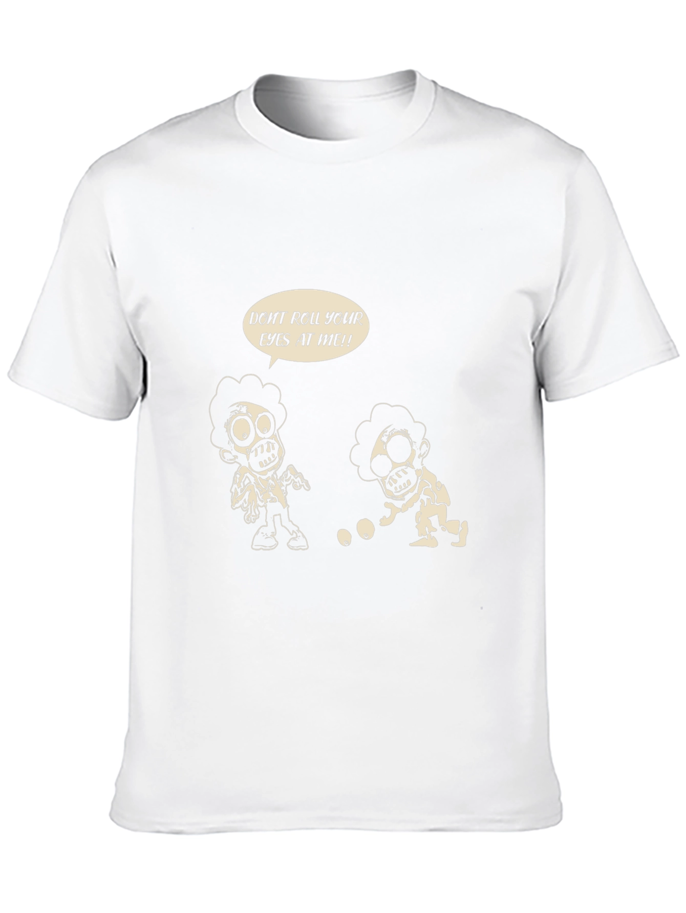 Zombie Eye-Rolling T-Shirt: Funny Graphic Tee