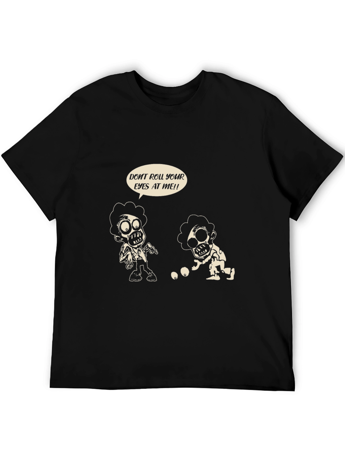 Zombie Eye-Rolling T-Shirt: Funny Graphic Tee