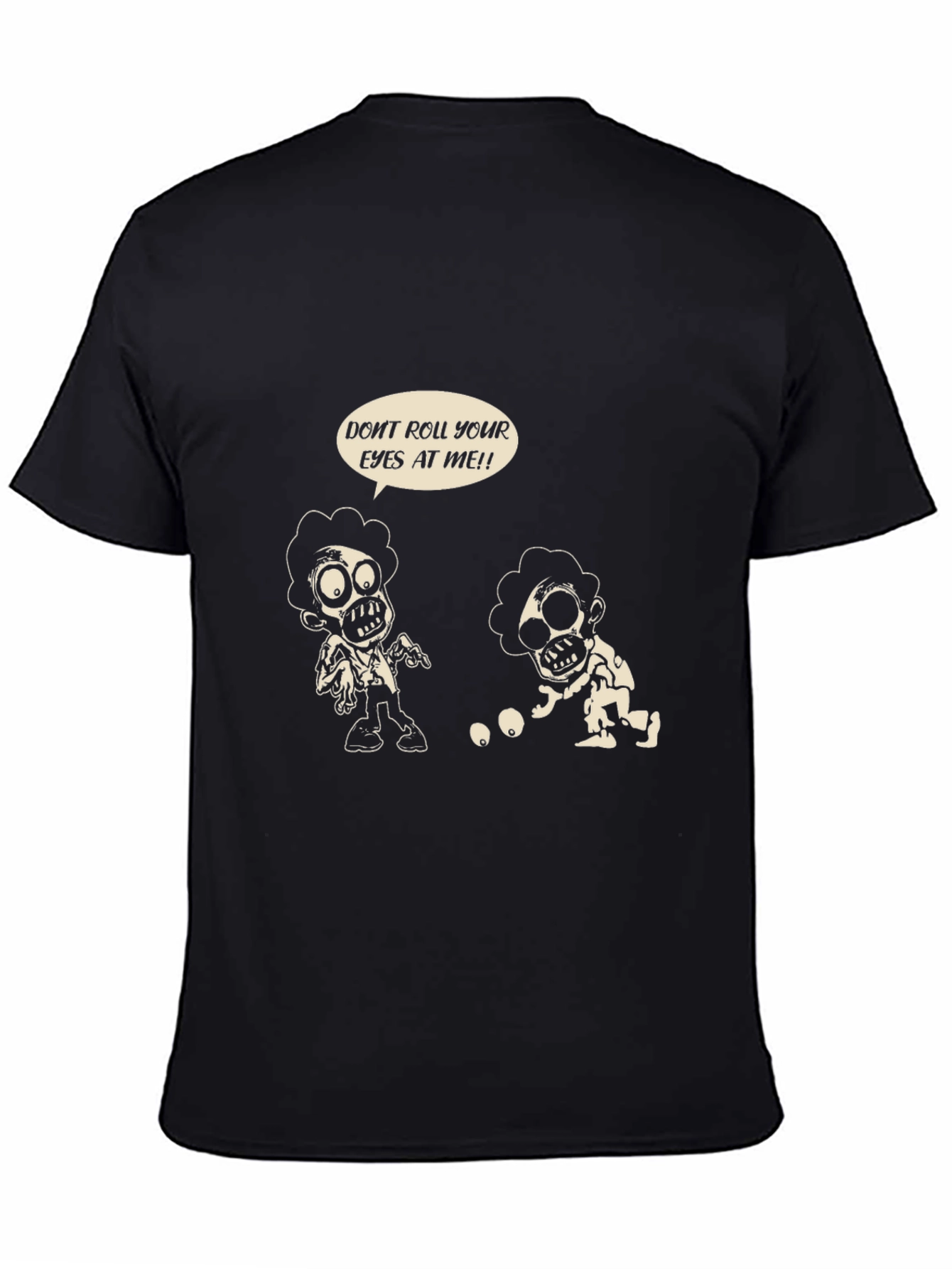 Zombie Eye-Rolling T-Shirt: Funny Graphic Tee