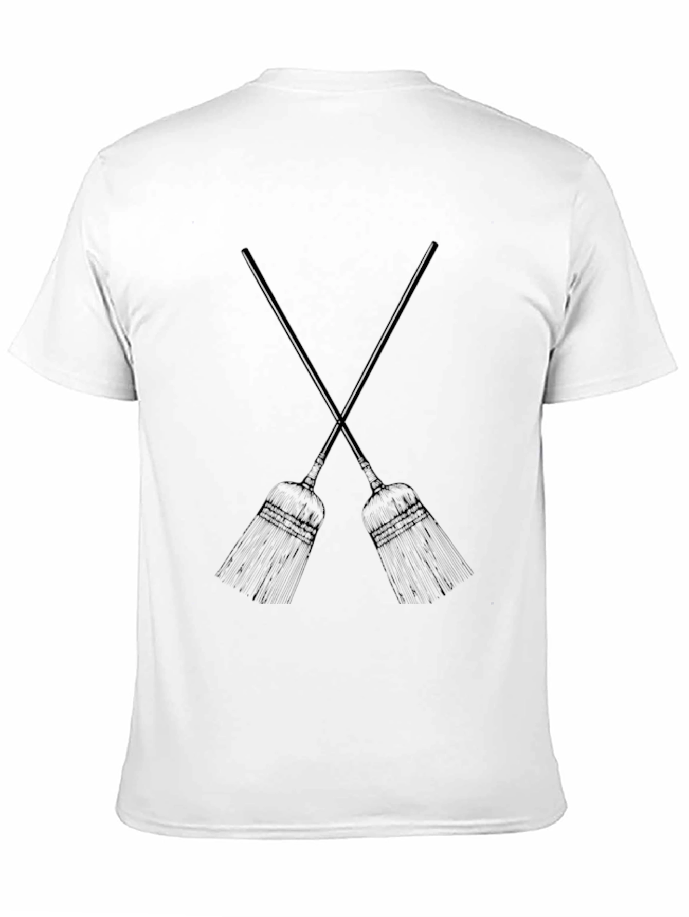 Crossed Brooms Graphic Tee