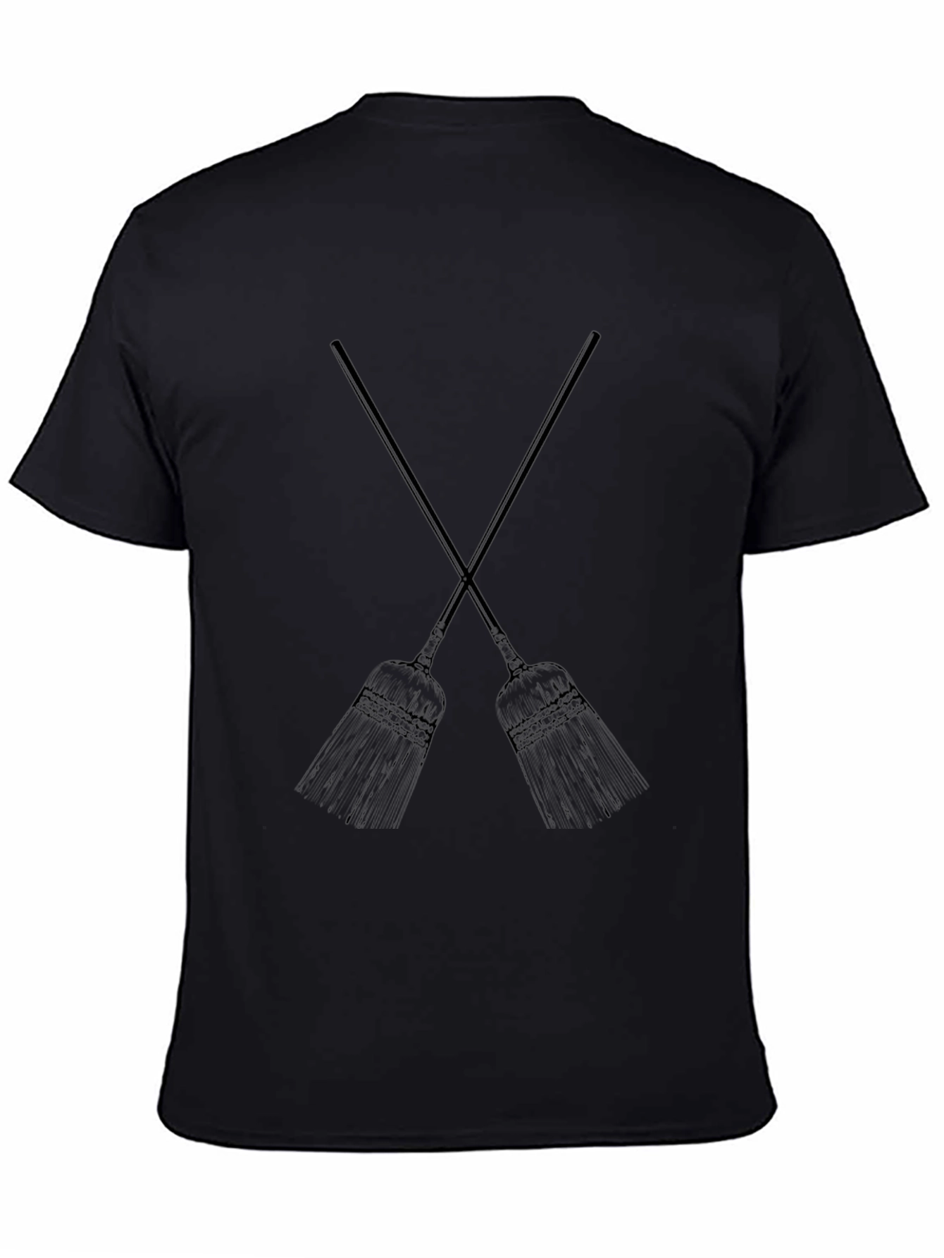 Crossed Brooms Graphic Tee