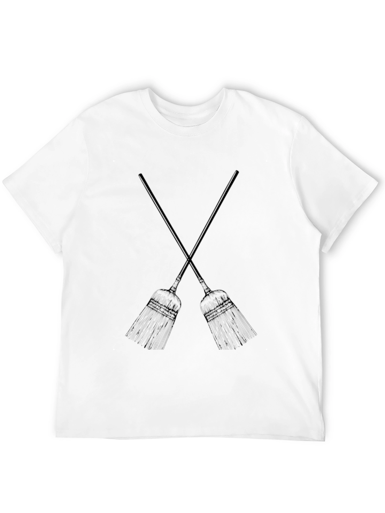 Crossed Brooms Graphic Tee