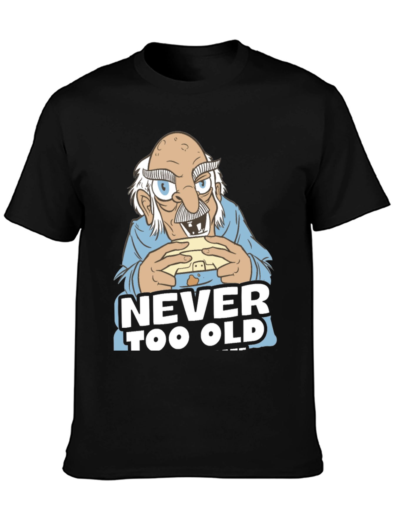 Never Too Old Cartoon Graphic Tee