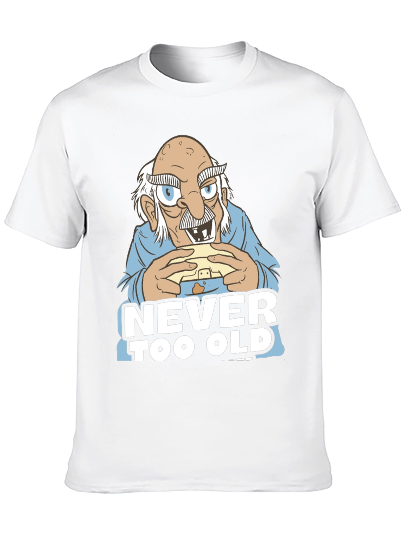 Never Too Old Cartoon Graphic Tee