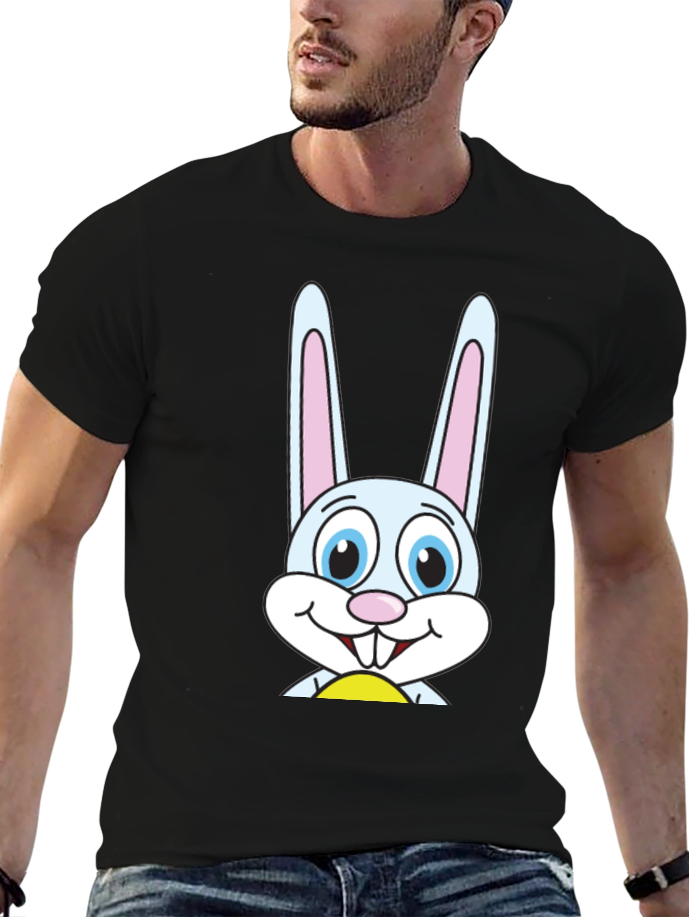 Bunny Rabbit Graphic Tee - Soft Cotton Casual Wear