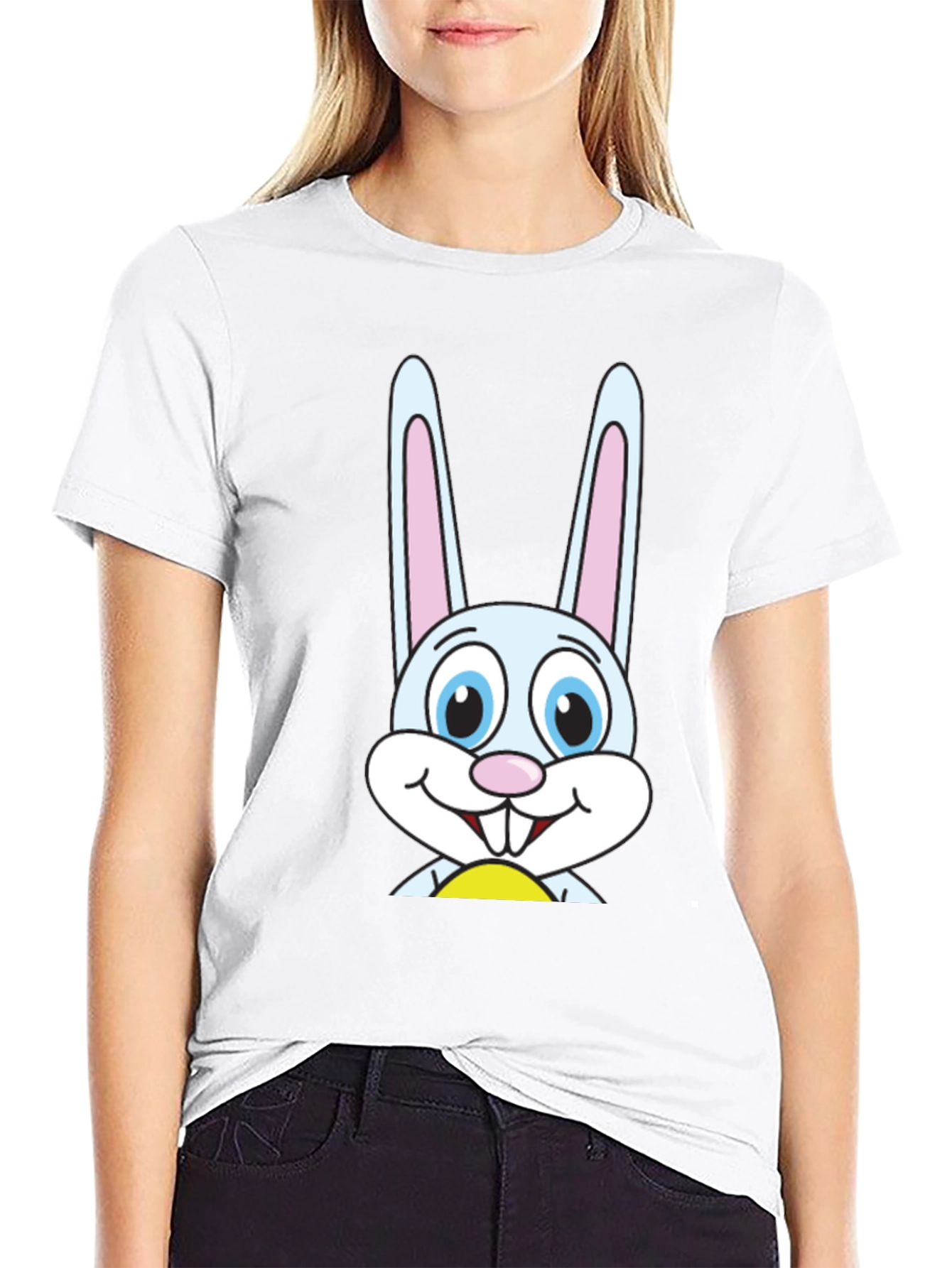 Bunny Rabbit Graphic Tee - Soft Cotton Casual Wear