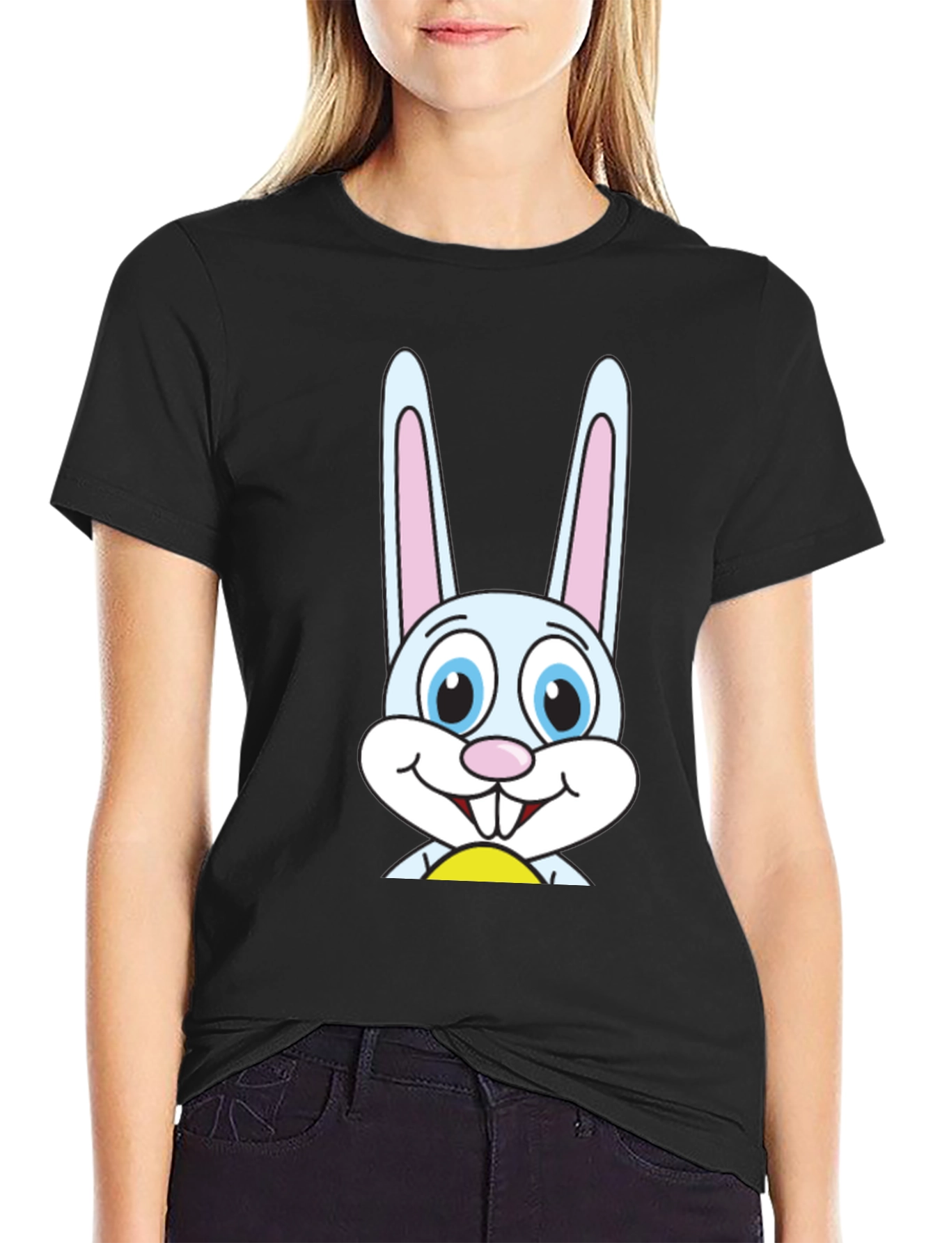 Bunny Rabbit Graphic Tee - Soft Cotton Casual Wear