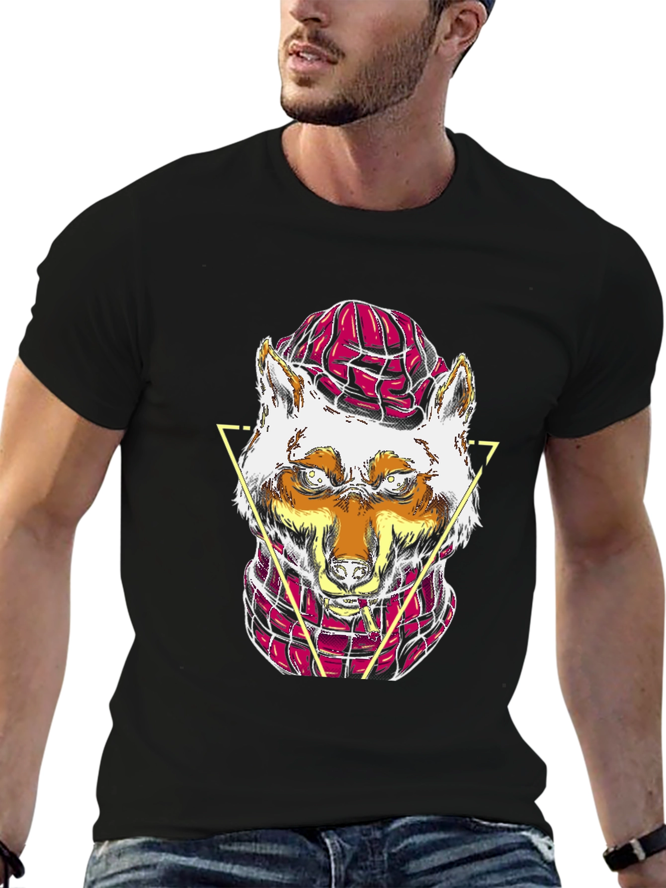Wolf Graphic Tee - Cool & Edgy Design