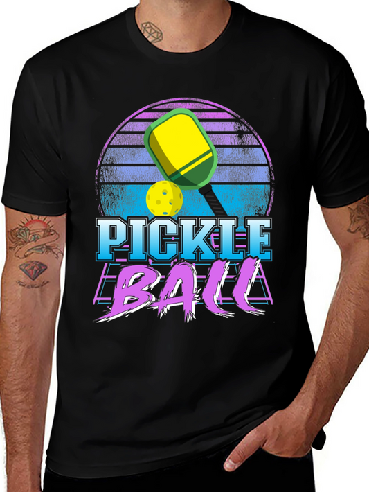 Retro Pickleball Graphic T-Shirt