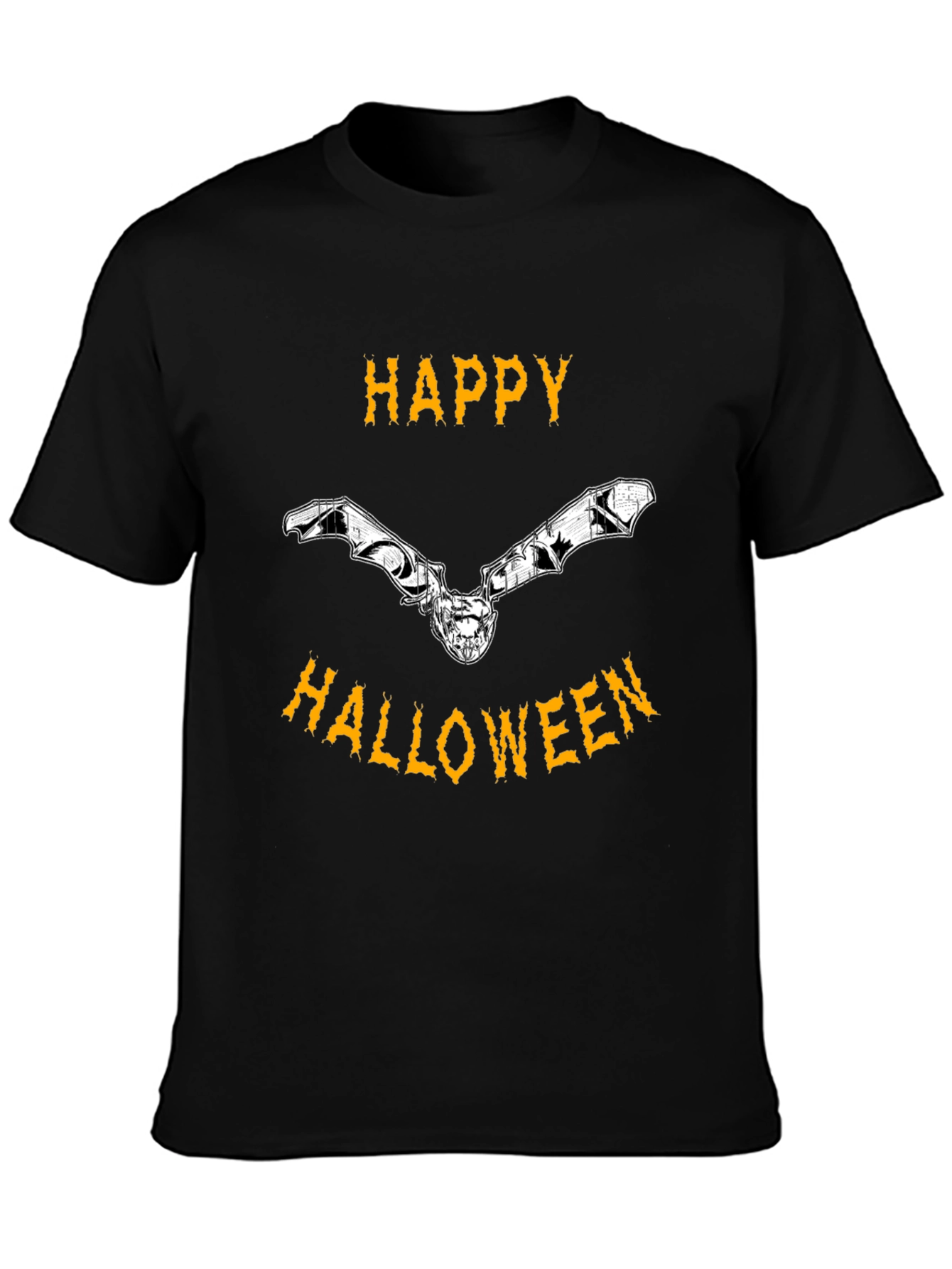 Happy Halloween Bat Graphic Tee