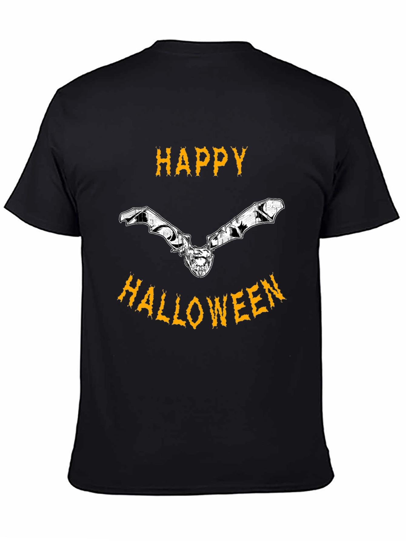 Happy Halloween Bat Graphic Tee