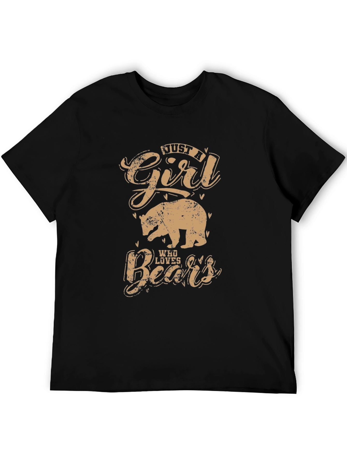 Just A Girl Who Loves Bears Graphic T-Shirt