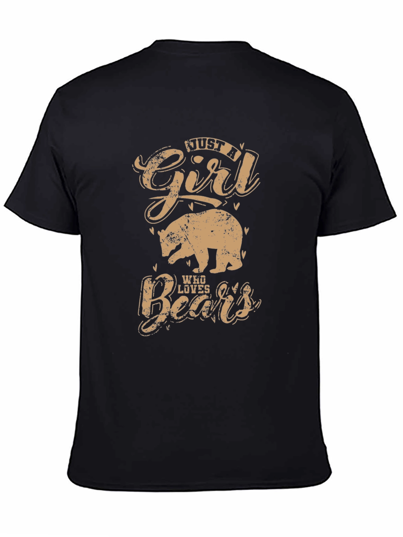 Just A Girl Who Loves Bears Graphic T-Shirt